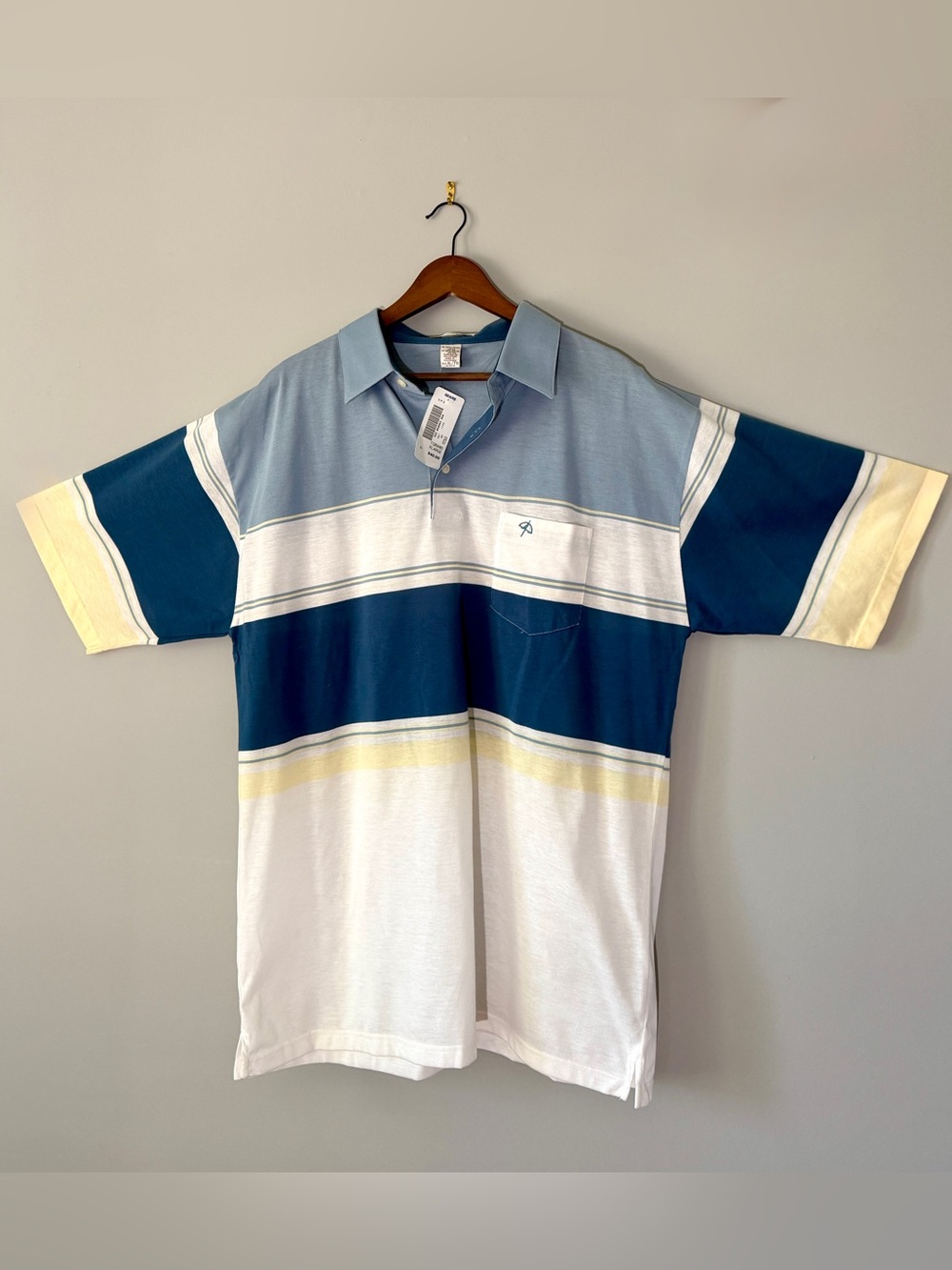 Arnold Palmer NWT Vintage Colorblock Striped Polo XL - NWT